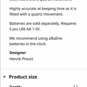 Ikea Wall Art Stolpa Wall Clock Poshmark